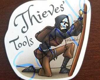 Thieves Tools - D&D Sticker [Human-made art, No A.I.]