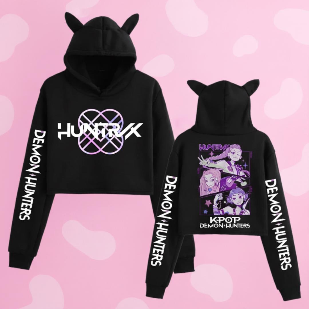 Sweat à Capuche K-Pop Demon Hunters Pour Enfants - Manches Longues, Style Streetwear - Taille 2 à 16 Ans - 7
