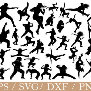 Hiphopdansare Svg, Dxf, Png