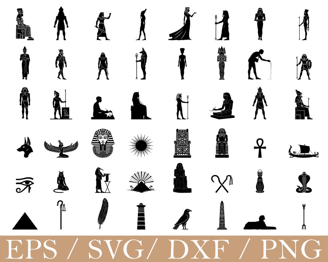 Ancient Egyptian Svg, Dxf, Png - Etsy