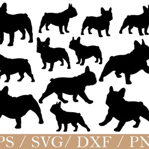 KAREフレンチブルドッグ カットシルエット フレンチブルドッグ SVG、フレンチブルドッグ カット ファイル