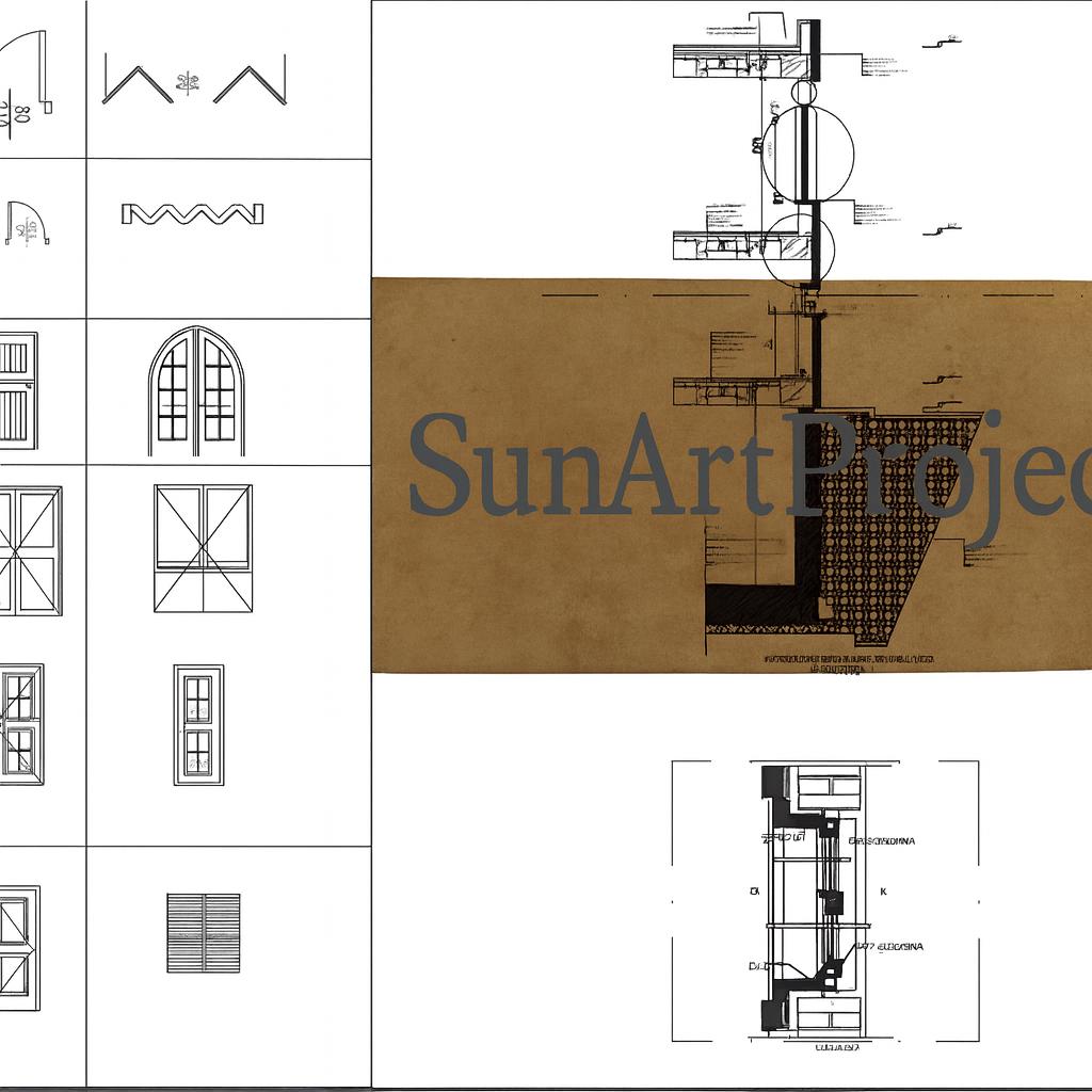 Autocad Door & Window Blocks Library | DWG CAD Symbols (digital ...