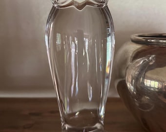vintage Cristal de Sèvres Crystal owl