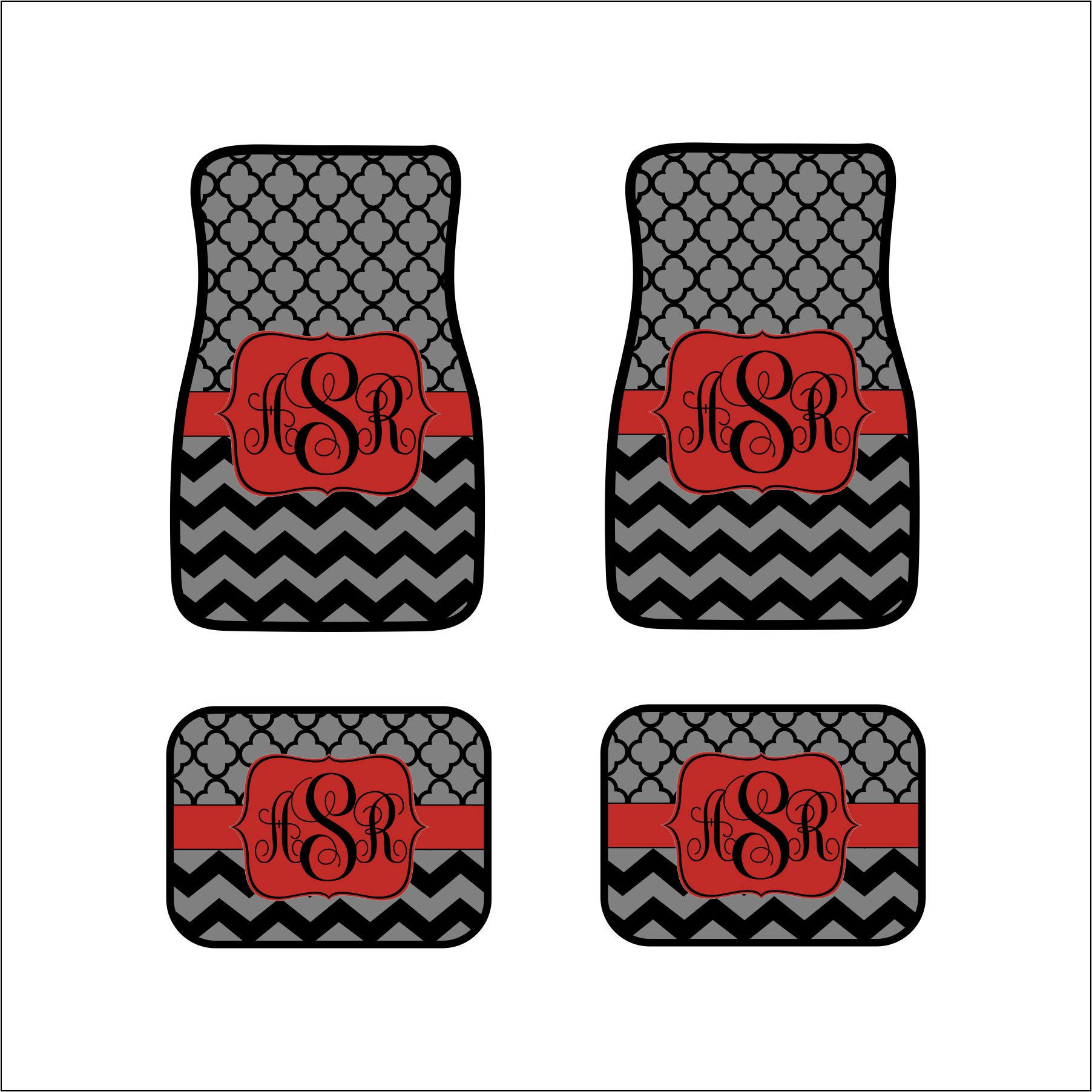 Buy Monogram Car Floor Mats Front Car Mats Rear Car Mat Custom Car