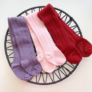 infant cable knit tights