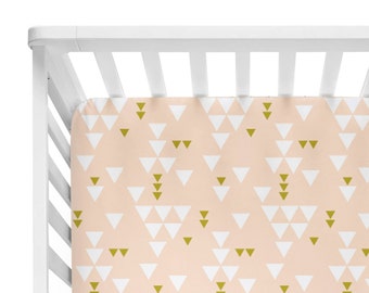 Fitted Crib Sheet Metallic Gold Dots Metallic Crib Sheet | Etsy