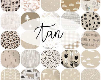 tan crib sheet