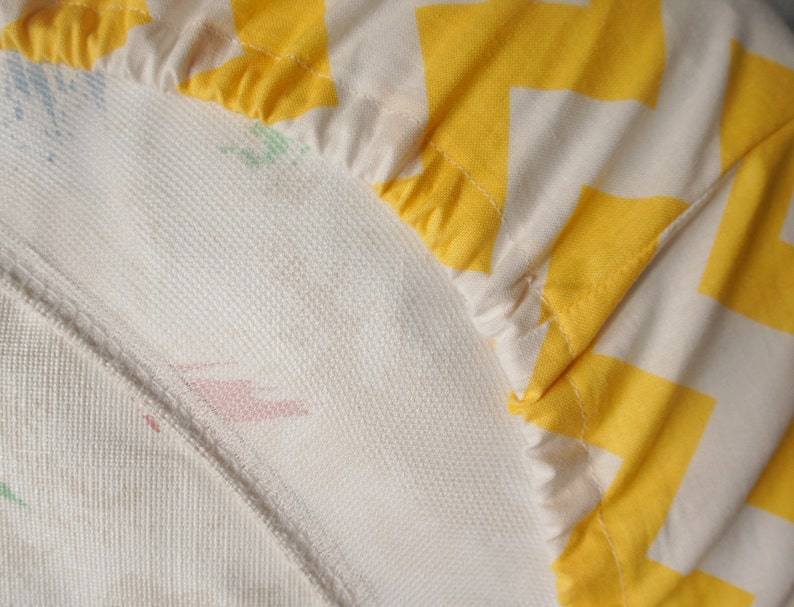 Changing Pad Cover Geometric Bear on Cream Bear Changing Pad Etsy