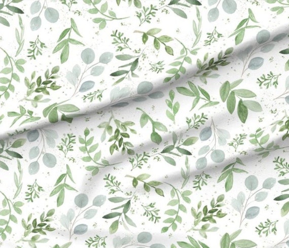 greenery baby bedding