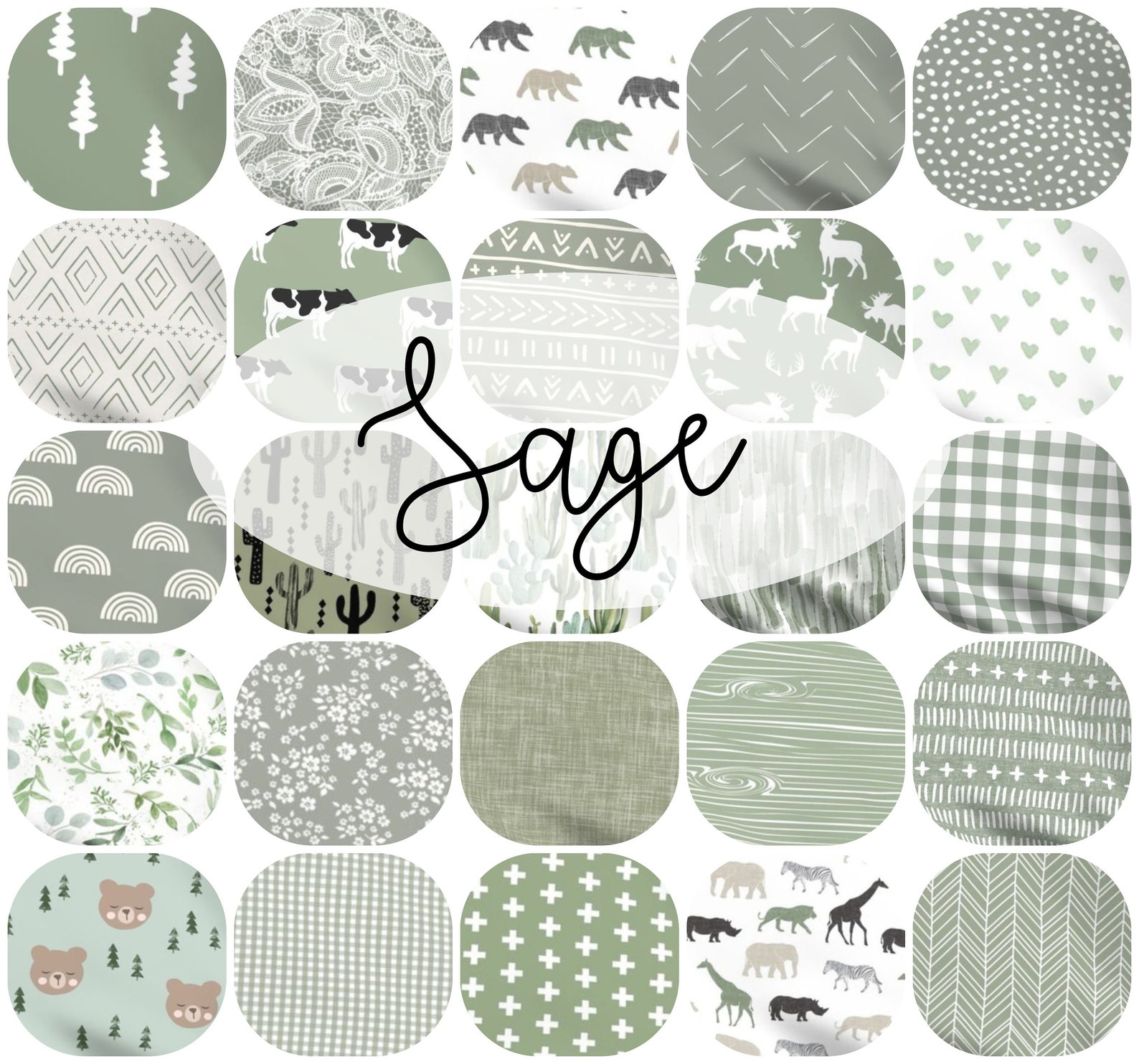Sage Baby Bedding . Sage Crib Sheet . Sage Baby Blanket . Sage Etsy