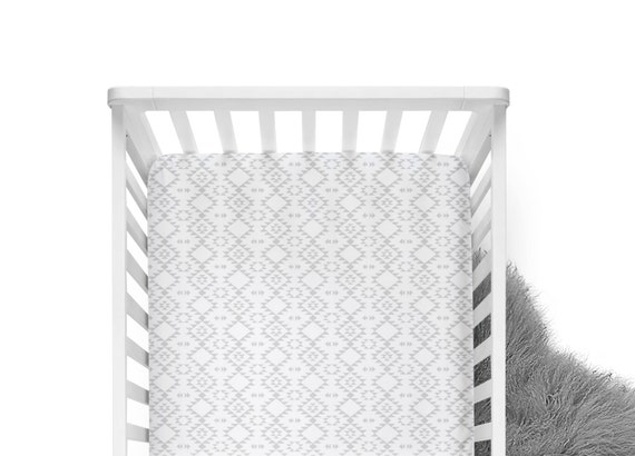 light grey crib