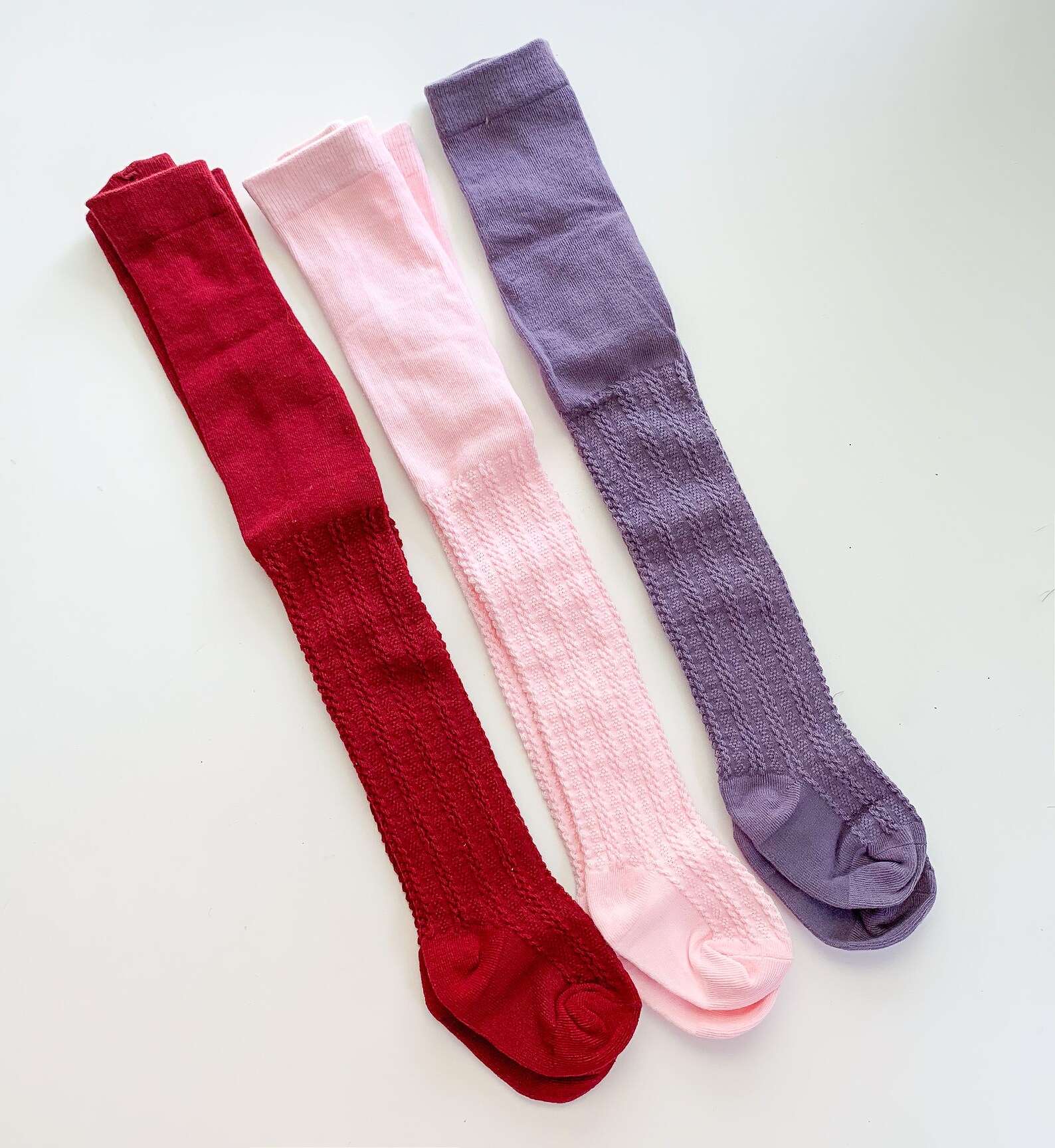 Infant Cable Knit Tights Cable Knit Stockings Red Tights Etsy Denmark