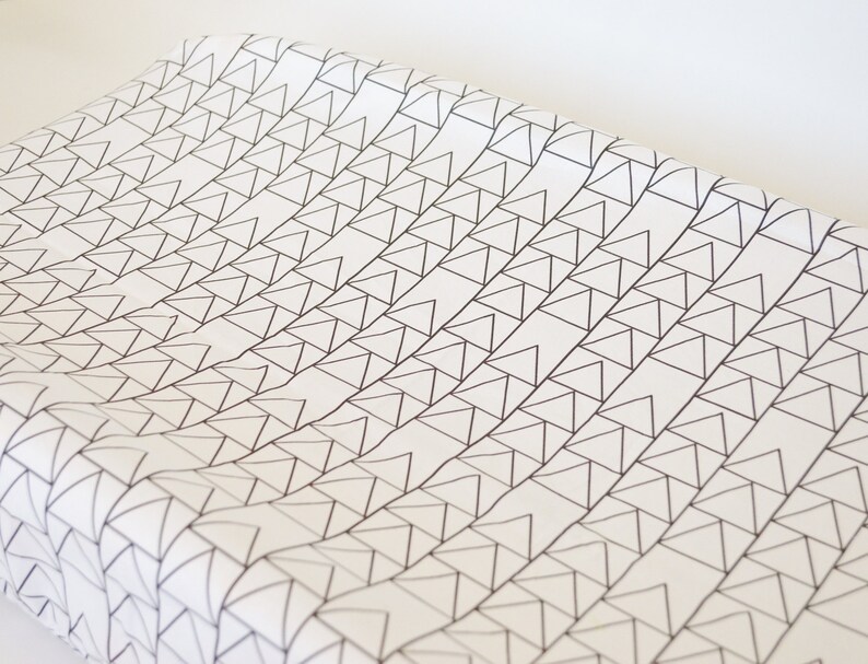 Changing Pad Cover Black Triangle Stack Modfox Exclusive Etsy