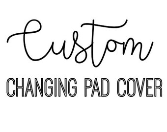 Custom Changing Pad Cover - Choose Your Fabric - Changing Pad Cover In Any Fabric - Changing Pad - Custom Cover - Crib Bedding - Spoonflower