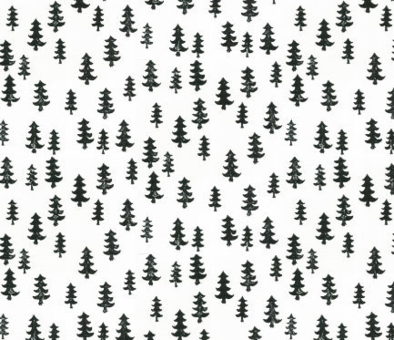 Changing Pad Cover Black Trees Woodland Changing Pad Etsy