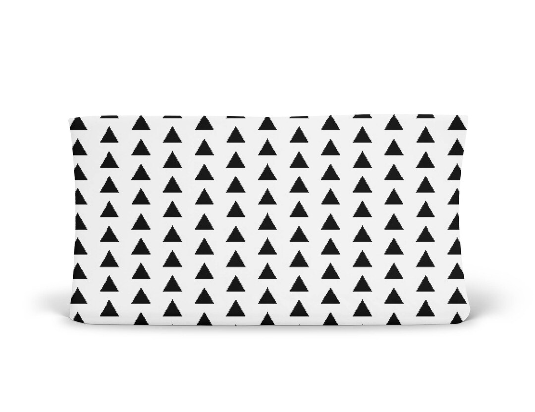 Changing Pad Cover Black Triangle Modfox Exclusive Black Changing Pad Triangle Changing Pad