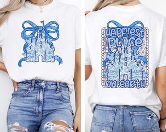 Das glücklichste Ort eine Erde Shirt, magische Mickey Schloss T-Shirt, Magic Kingdom Shirt, Disney Urlaub T-Shirt