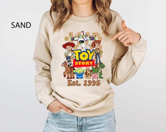 Moletom xadrez retrô Disney Toy Story, moletom com capuz "Você tem um amigo"