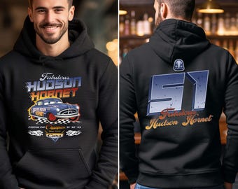 Bluza z kapturem Disney Cars Doc Hudson, Lightning McQueen Doc Hudson 51 Piston Cup Champion