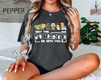 Star Wars Möge der Vierte mit Dir sein Shirt, Star Wars Galaxy T-Shirt