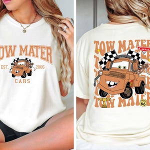 Tow Mater Shirt, Disney Cars Comfort Colors Shirt, Radiator Springs Tee, WDW Cars Land Piston Cup T-shirt, Disney Trip Shirt, Cars Tee