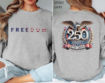 USA 250 Jahre Sweatshirt, American Eagle 1776-2026 Jubiläum Vintage USA Vaterländischer Hoodie