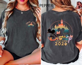 Disney Family Vacation 2026, Disney Family Trip, Disney Matching Shirts