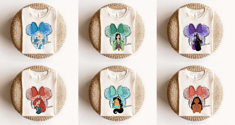 Disney Princess Shirt, Disneyworld Girls Trip Tee, Disneyland Vacation Princess Matching T-shirt