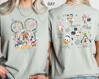 Retro shirt Walt Disneyworld Comfort Colors, shirt Mickey and Friends, Disney 2026 Trip