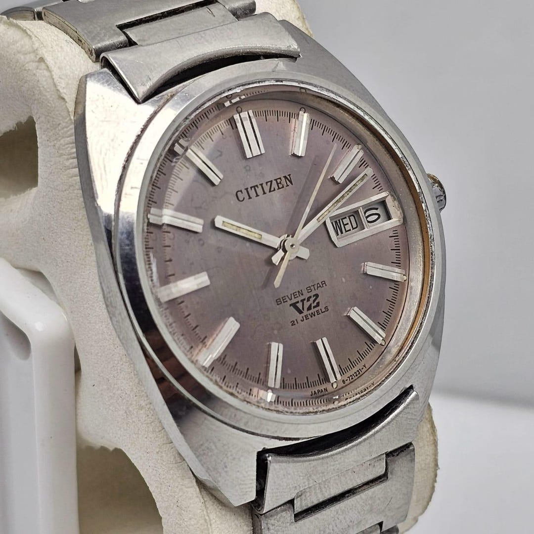 Citizen Seven Star V2 Automatic 4-720644Y Day/date Vintage Men's