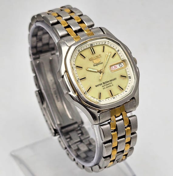 Seiko 5 Superior 7S36-5000 Automatic Day/date Vintage Men's Watch