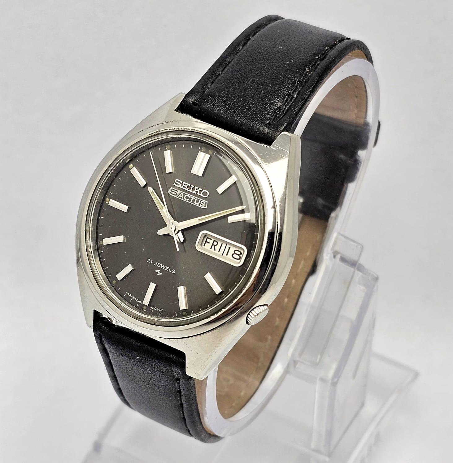 Seiko 5 Actus 7019-8010 Automatic Day/date Vintage Men's Watch - Etsy