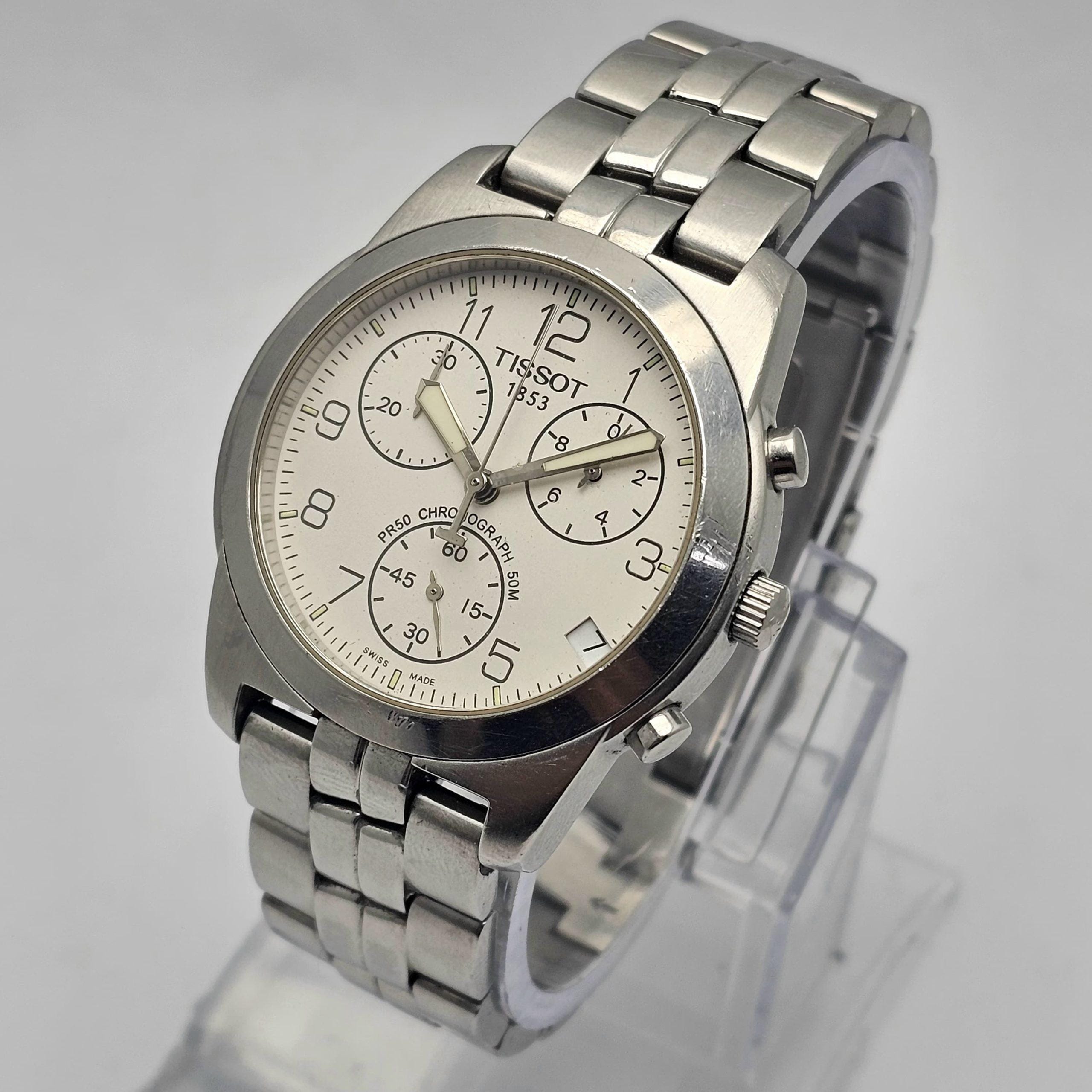 Tissot 1853 Chronograph J378/478 Quartz PR50 Men's Watch - Etsy
