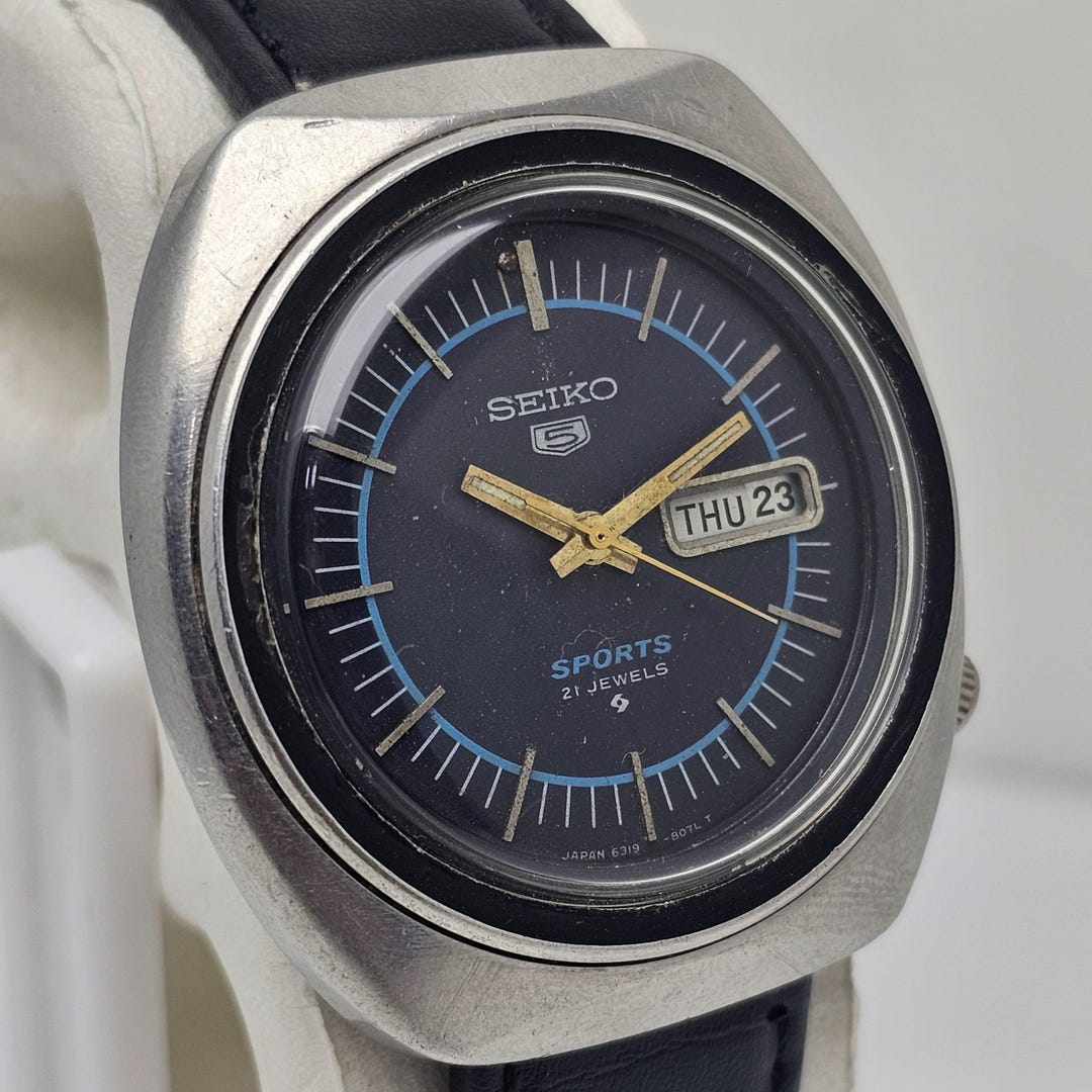 Seiko 5 Sports 6319-8070 Day/date Vintage Men's Watch - Etsy