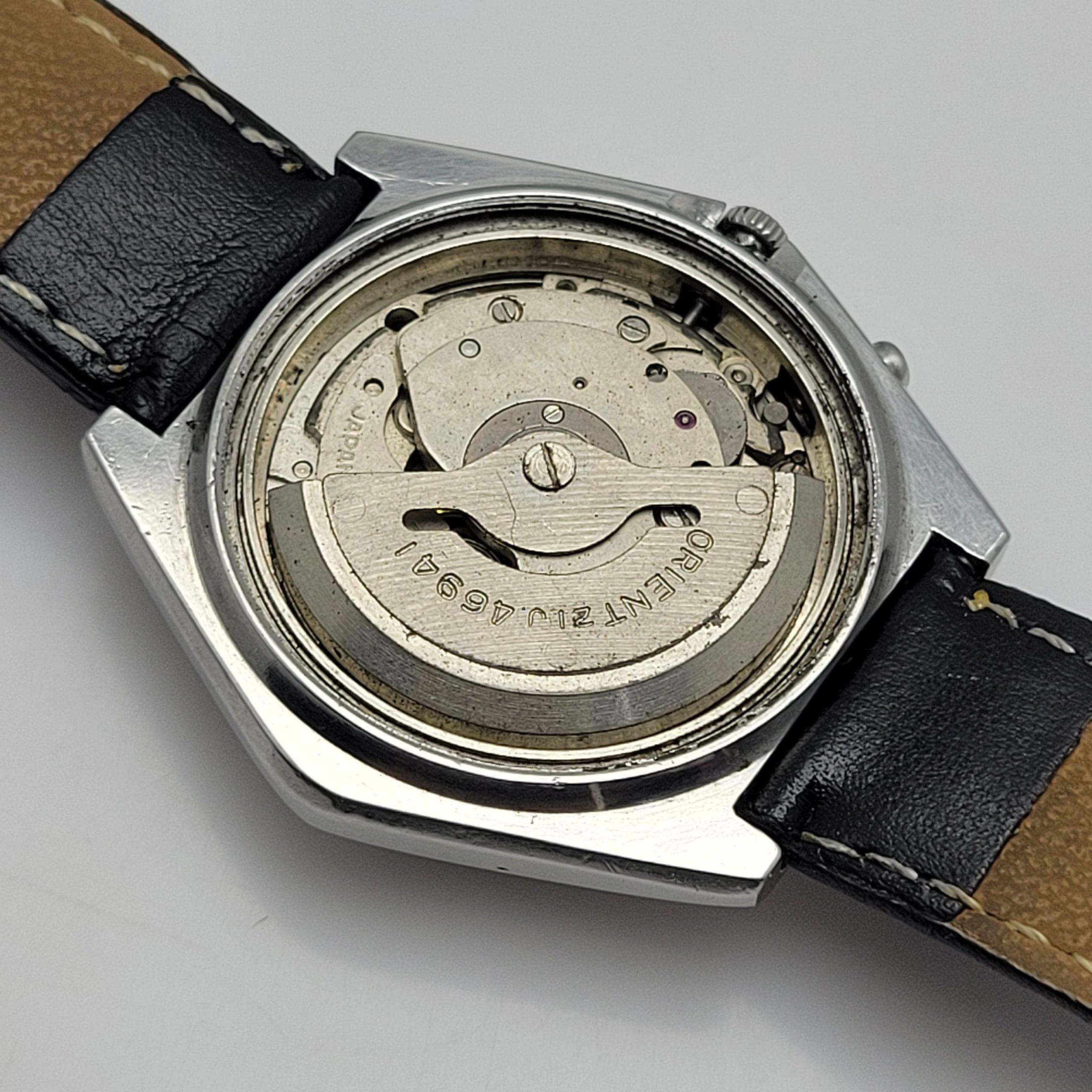 Orient Crystal G 469652-6B Day/date Automatic Vintage Men's Watch
