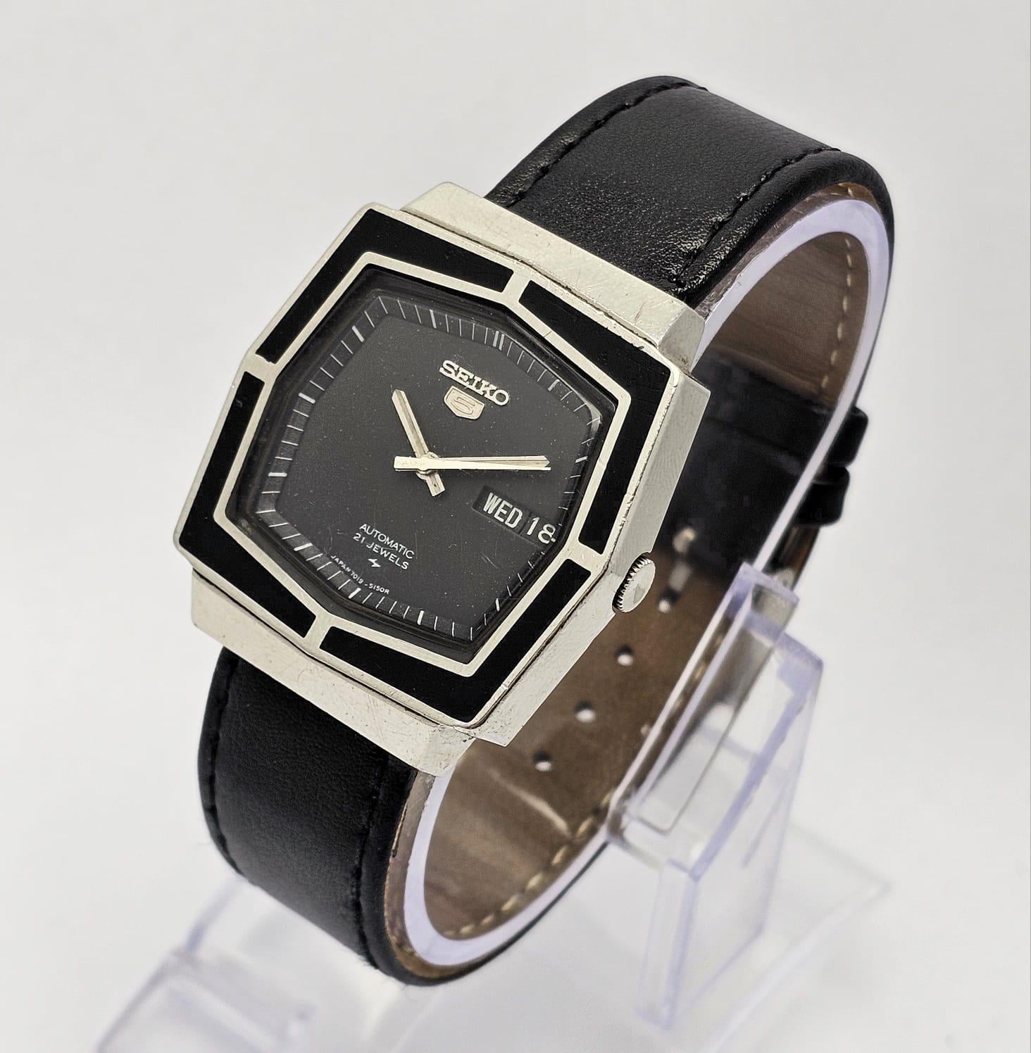 Seiko 5 Automatic 7019-5110 Day/date Vintage Men's Watch - Etsy Seiko 5 Automatic 7019-5110 Day/date Vintage Men's Watch - Etsy