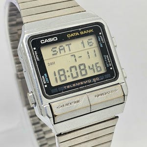 Casio Data Bank DB-510 Telememo 30 Module 262 Digital Vintage Mens watch
