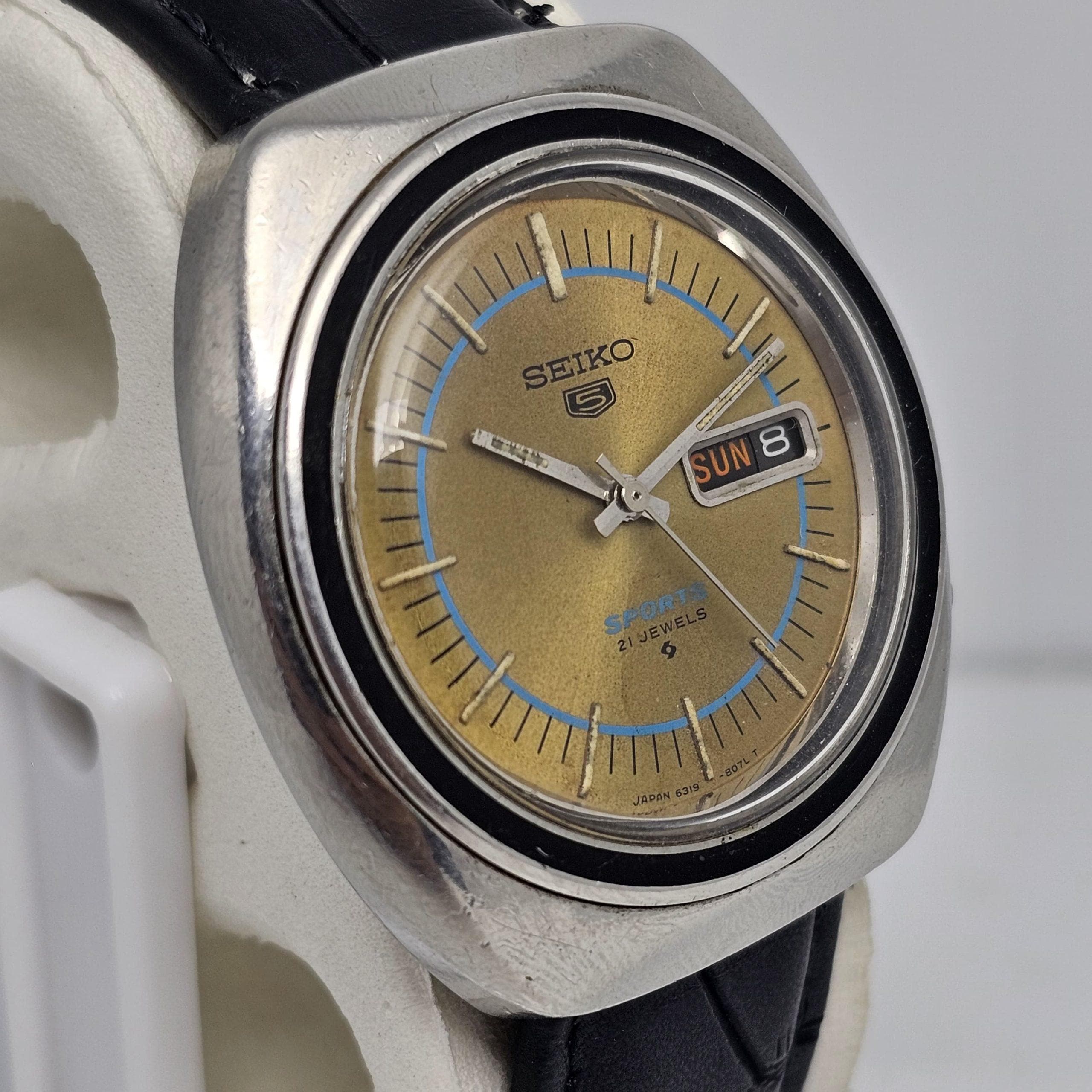 Seiko 5 Sports 6319-8070 Day/date Automatic Vintage Men's Watch - Etsy
