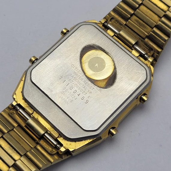 Citizen Ana-digi Temp 8982-085027 Quartz Vintage Men's Watch - Etsy