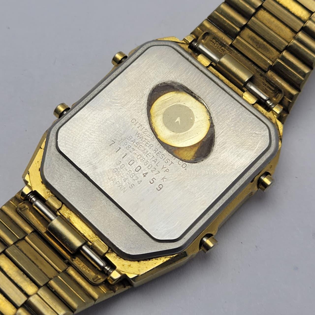 Anna D Citizen Ana-digi Temp 8982-085027 Quartz Vintage Men's Watch - Etsy