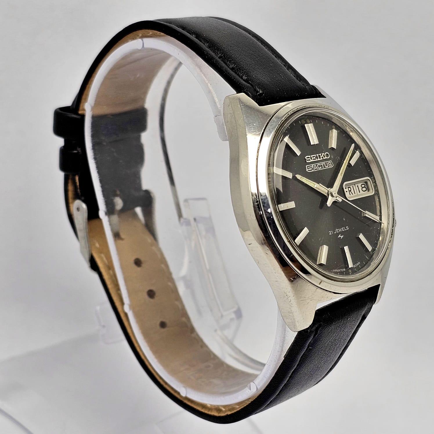 Seiko 5 Actus 7019-8010 Automatic Day/date Vintage Men's Watch - Etsy