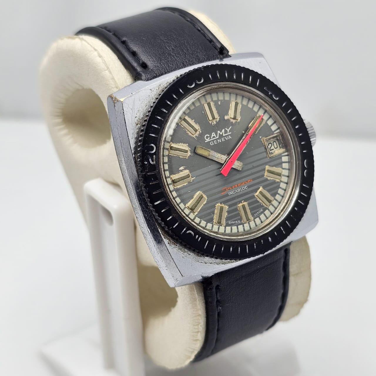 Camy Geneva Sevenseas 7329 Manual Winding Swiss Vintage Men's