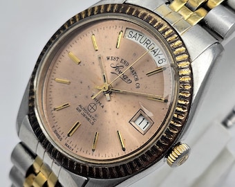 West End Watch Co President 14.5027.35 Automatic Patina Dial Vintage Men’s Watch