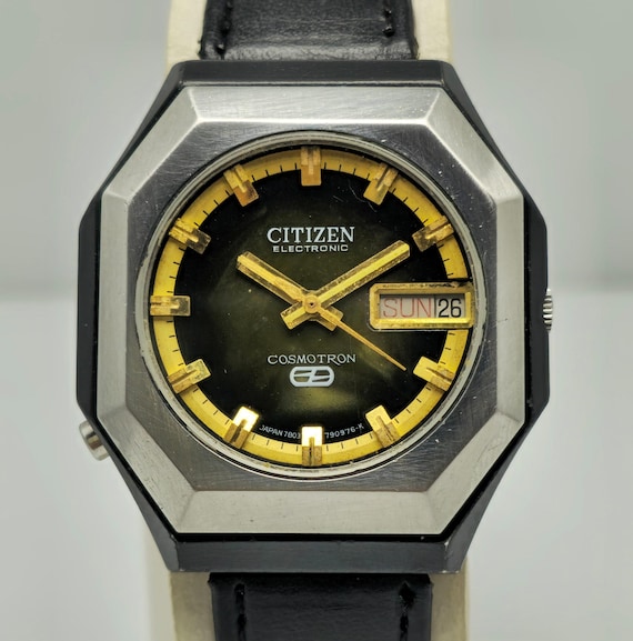 Citizen Cosmotron 60-5131 Day/date Electronic 7803A Vintage Men's