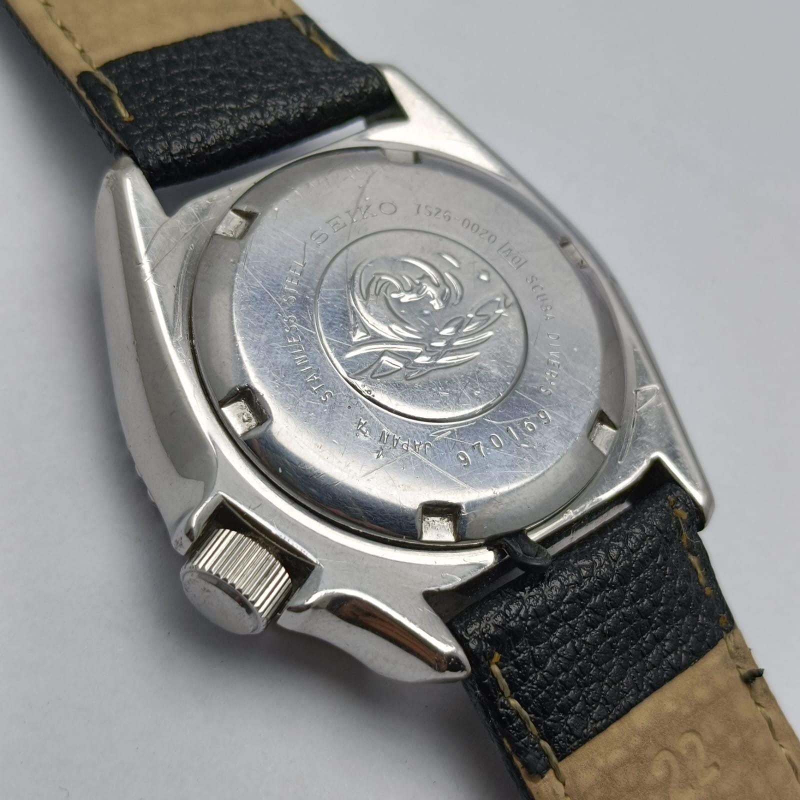 Seiko 7S26-0020 Scuba Diver 200m Orange Dial Vintage Men's Watch
