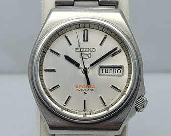 Seiko 5 Sports 6309-6050 Dag/Datum Automatisk Vintage Herrklocka