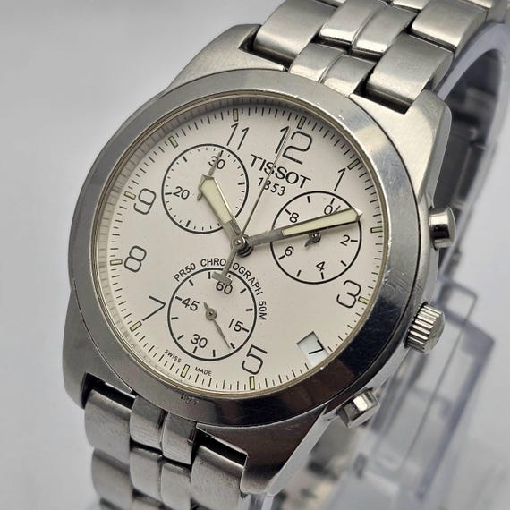 Tissot 1853 Chronograph J378/478 Quartz PR50 Men's Watch - Etsy