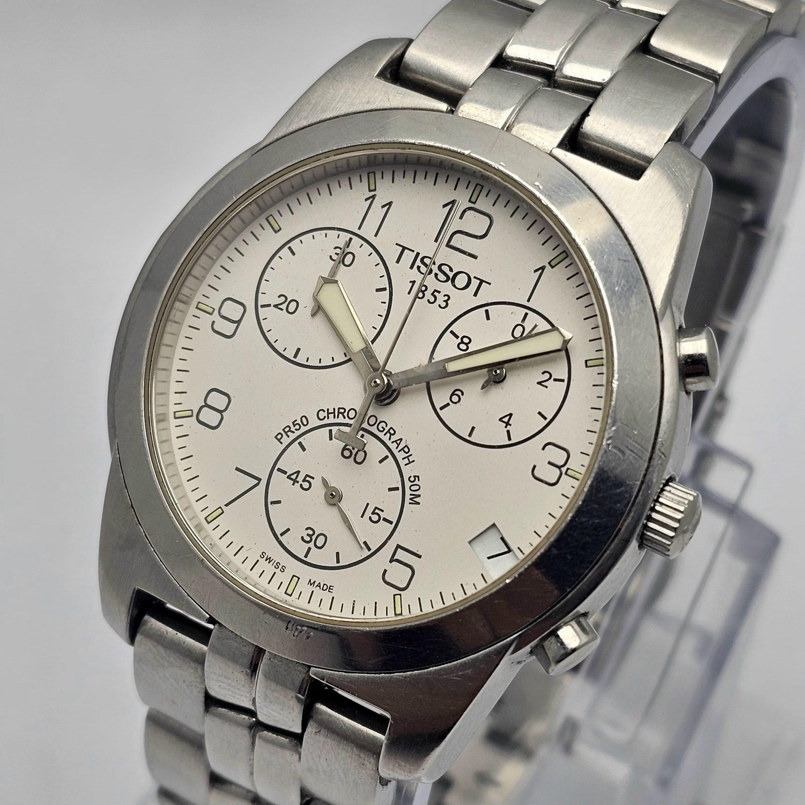 Tissot 1853 Chronograph J378/478 Quartz PR50 Men's Watch - Etsy