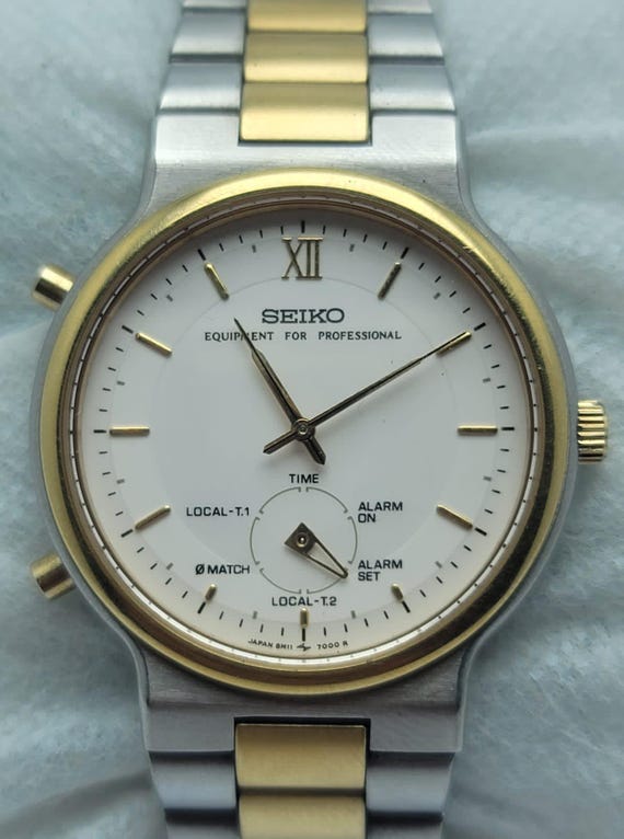 Seiko Equipment for Professional 8M11-7000 Vintage Men's Watch. - Etsy