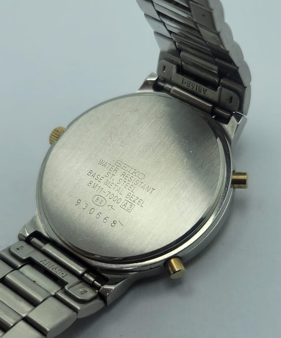 Seiko Equipment for Professional 8M11-7000 Vintage Men's Watch. - Etsy
